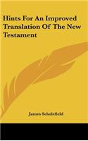 Hints for an Improved Translation of the New Testament