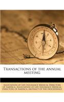 Transactions of the Annual Meeting