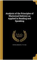 Analysis of the Principles of Rhetorical Delivery as Applied in Reading and Speaking