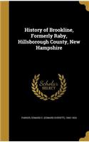 History of Brookline, Formerly Raby, Hillsborough County, New Hampshire