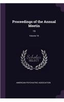 Proceedings of the Annual Meetin