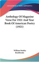 Anthology Of Magazine Verse For 1921 And Year Book Of American Poetry (1921)