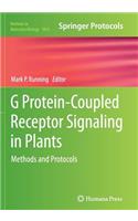 G Protein-Coupled Receptor Signaling in Plants