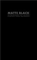 Matte Black Action Notebook, 5x8, 100 Pages