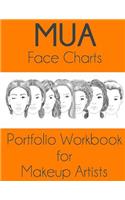 MUA Face Charts Portfolio Workbook for Makeup Artists