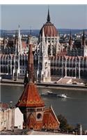 Charming Cityscape View of Budapest Hungary Travel Journal: 150 Page Lined Notebook/Diary