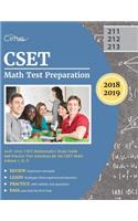 CSET Math Test Preparation 2018-2019: CSET Mathematics Study Guide and Practice Test Questions for the CSET Math Subtest I, II, II