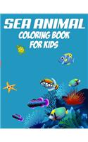 Sea Animal Coloring Book for Kids: 50 Animals Under the Sea by Fun, Cute, Easy & Relaxing Color by number Activity Book