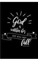 God is within Her She Will Not Fall