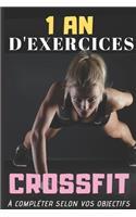 1 an d'exercices CROSSFIT à compléter selon vos objectifs: carnet crossfit femme