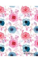 Unlined Notebook Cute, Large A4 (8.5