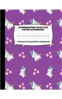 Handwriting Practice Paper Notebook Primary Composition Notebook