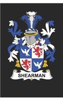 Shearman: Shearman Coat of Arms and Family Crest Notebook Journal (6 x 9 - 100 pages)
