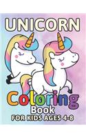 Unicorn Coloring Book for Kids Ages 4-8: Funny Cute Twin Unicorns