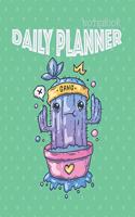 Daily planner notebook: Daily planner Notebook with Cute Cartoon cover Extra large (8.5 x 11) inches, 110 pages, Daily planner notebook(1 Planner Book)
