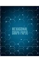 Hexagonal Graph Paper - Organic Chemistry - 150 Pages 1/4 Inch Hexagons