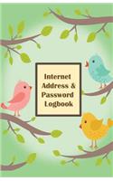 Internet Address & Password Logbook