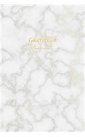 Gratitude Journal: Daily Gratitude Journal 52 Week Diary for a Happier You in One Minute a Day Golden Marble