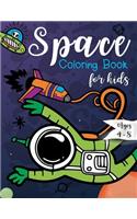 Space Coloring Book for Kids Ages 4-8