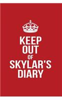 Keep Out of Skylar's Diary