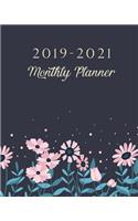 2019-2021 Monthly Planner: Daisy Blossom Cover, Daily, Monthly Calendar 36 Months Calendar Agenda Planner with Holiday 8 X 10