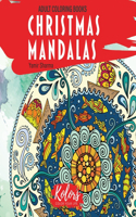 Adult Coloring Books Christmas Mandalas