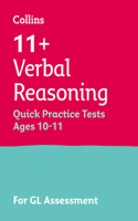 11+ Verbal Reasoning Quick Practice Tests Age 10-11 (Year 6)