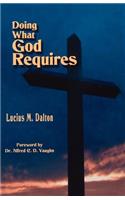 Doing What God Requires