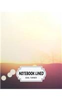 Notebook Lined Sunburst: Notebook Journal Diary