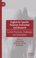 English for Specific Purposes Instruction and Research
