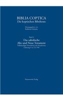 Das Sahidische Alte Und Neue Testament Vollstandiges Verzeichnis Mit Standorten