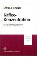 Kaffee-Konzentration