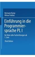 Einführung in die Programmiersprache PL/I