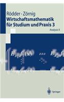 Wirtschaftsmathematik Für Studium Und PRAXIS 3: Analysis II