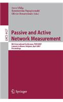 Passive and Active Network Measurement