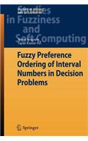 Fuzzy Preference Ordering of Interval Numbers in Decision Problems