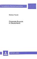 Corporate Buyouts in Deutschland