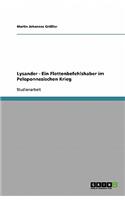 Lysander - Ein Flottenbefehlshaber im Peloponnesischen Krieg
