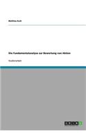 Fundamentalanalyse zur Bewertung von Aktien