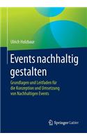 Events Nachhaltig Gestalten