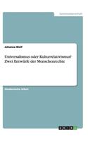 Universalismus oder Kulturrelativismus? Zwei Entwürfe der Menschenrechte