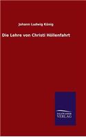 Die Lehre von Christi Höllenfahrt