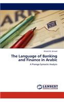 Language of Banking and Finance in Arabic