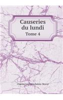 Causeries Du Lundi Tome 4