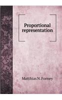 Proportional representation: (English)
