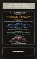 Social Security Legislation 2011/12 Supplement