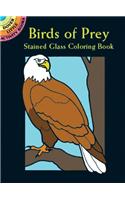 Birds of Prey Stained Glass Coloring Book