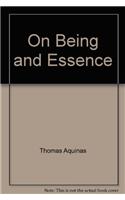 On Being and Essence