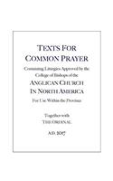 Texts for Common Prayer 2018