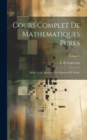Cours Complet De Mathematiques Pures
